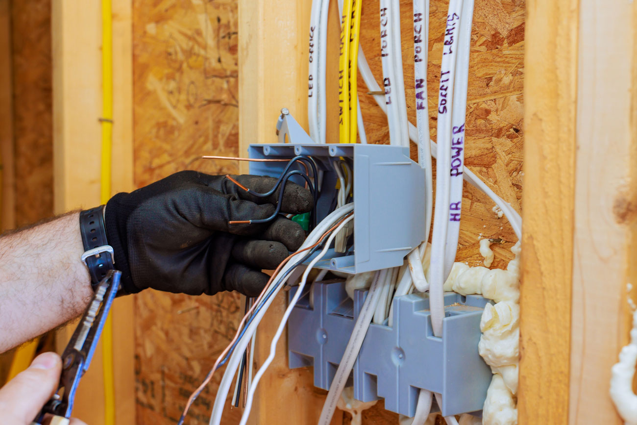 Electrical project featuring updated wiring and modern fixtures by B-Line Electric LLC