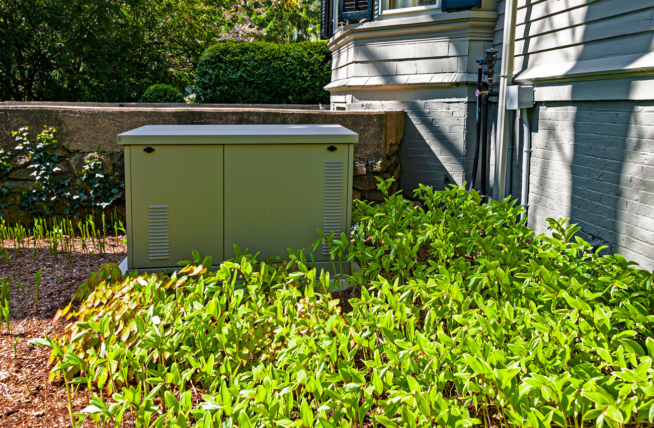 Generac standby generator installed by B-Line Electric LLC for reliable backup power in Prineville